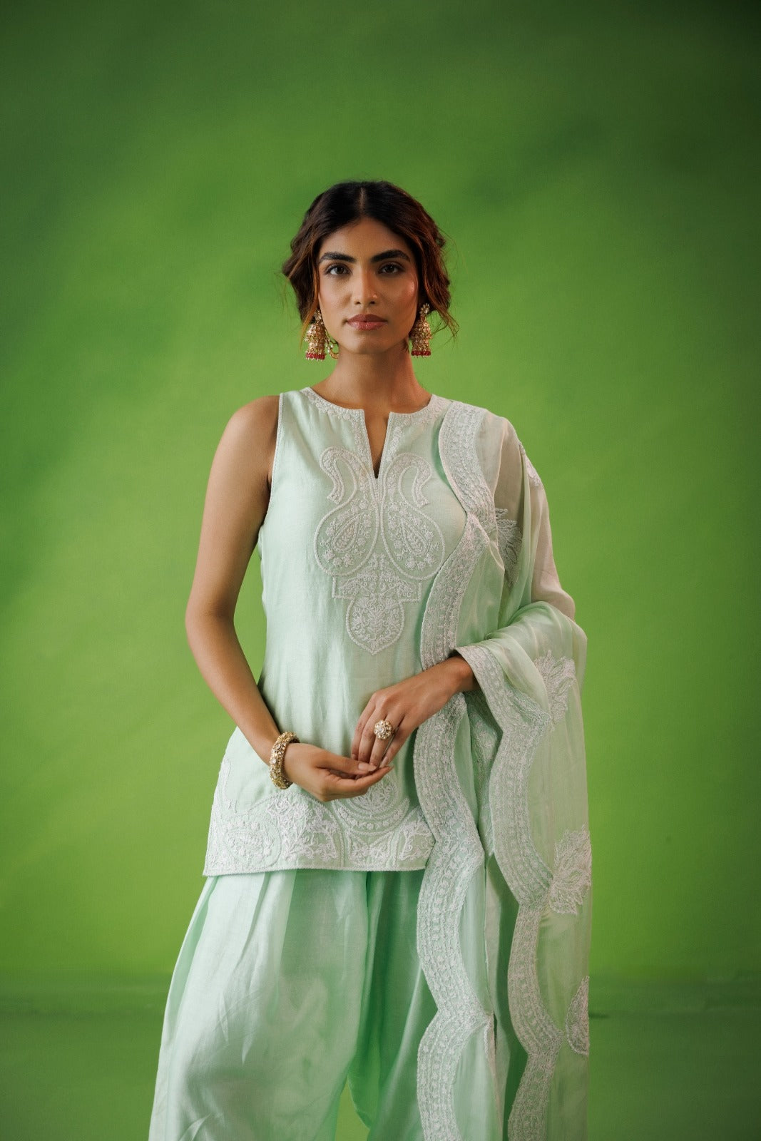 Mint Green Farshi Salwar Set