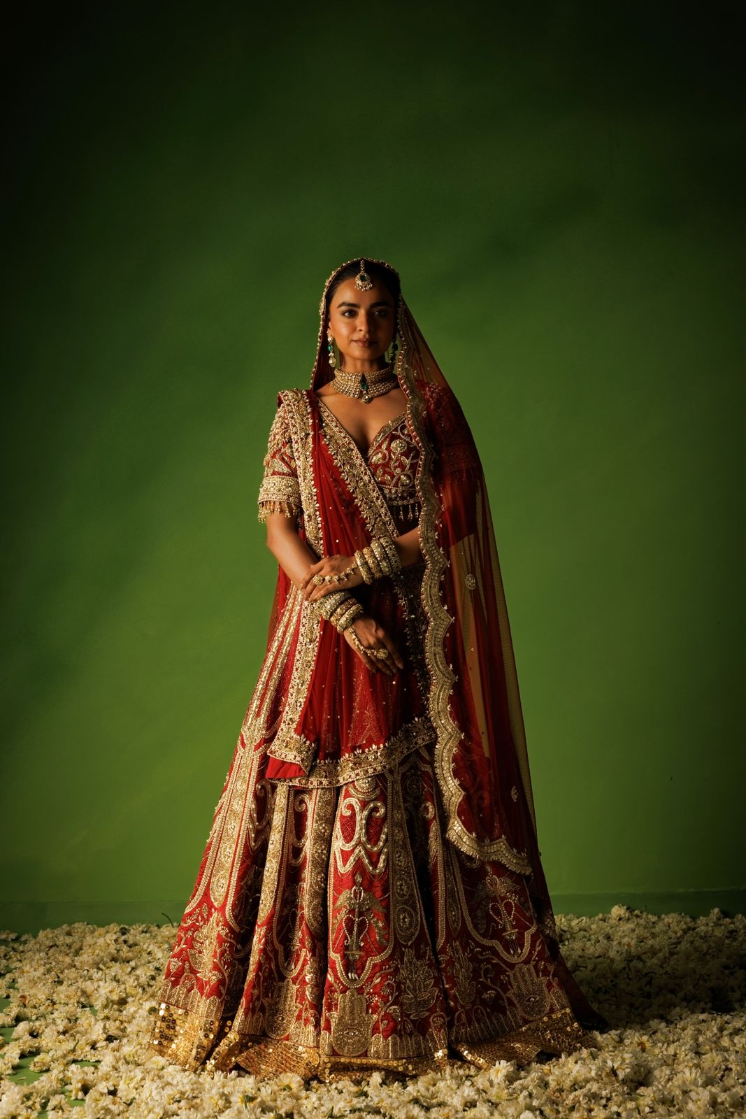 Afsaana bridal lehenga set