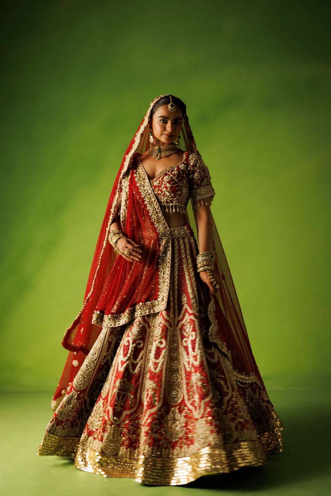 Afsaana bridal lehenga set