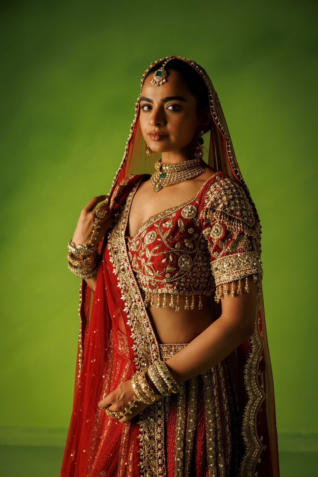 Afsaana bridal lehenga set
