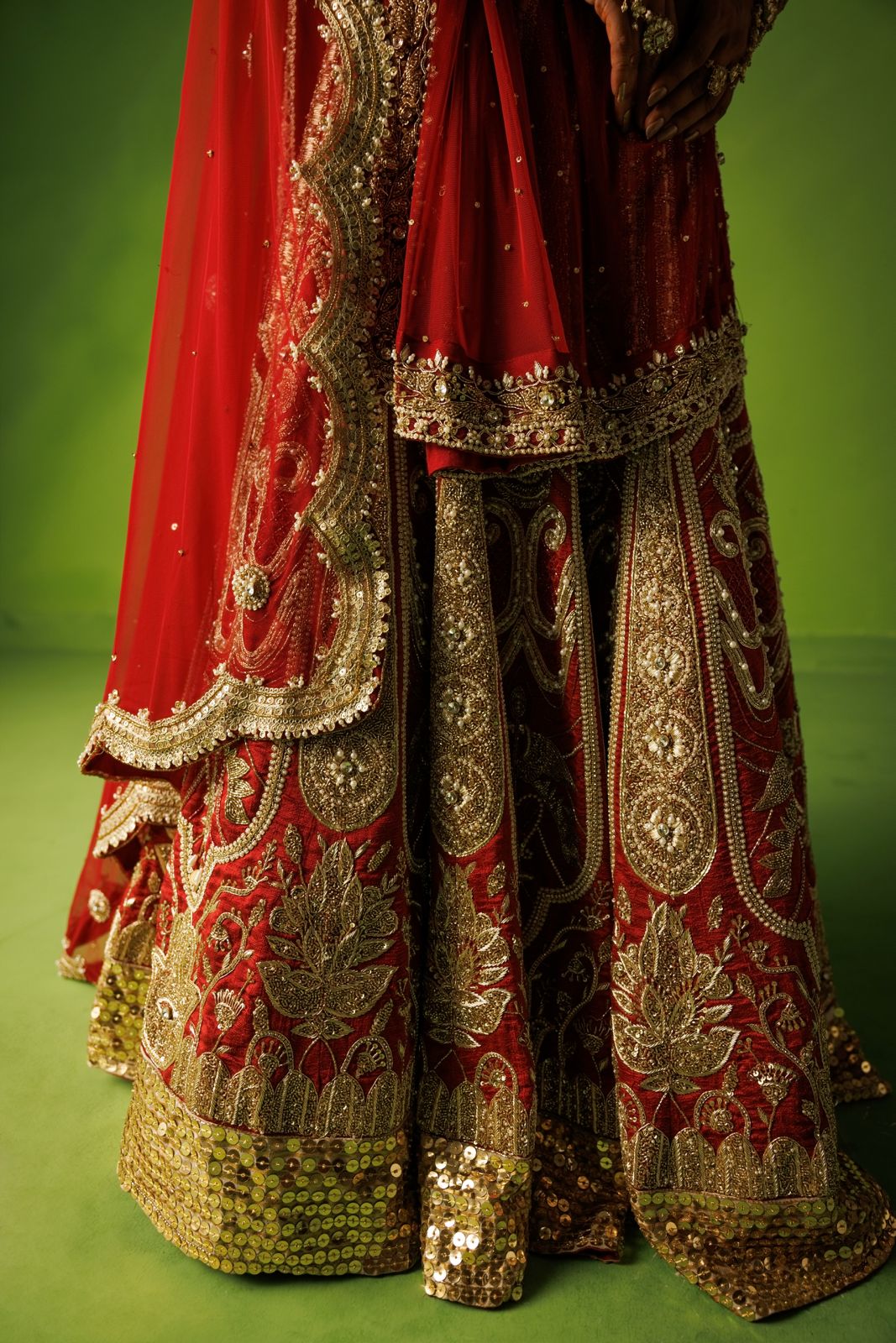 Afsaana bridal lehenga set